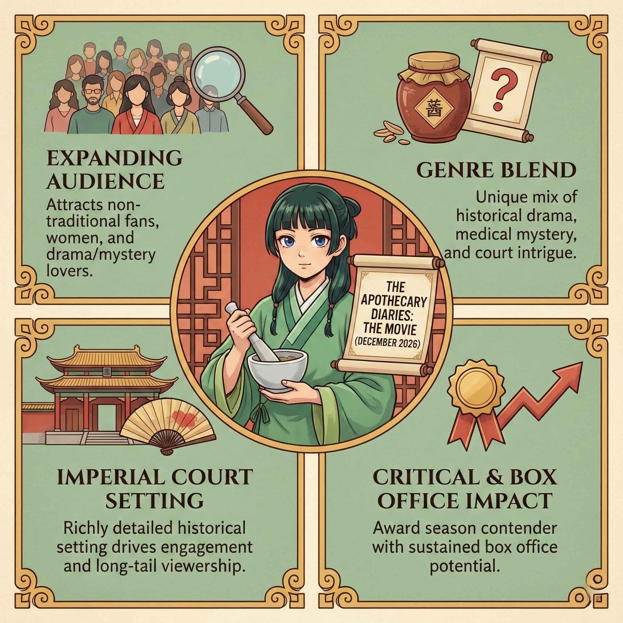 upcoming anime movies The apothecary diaries