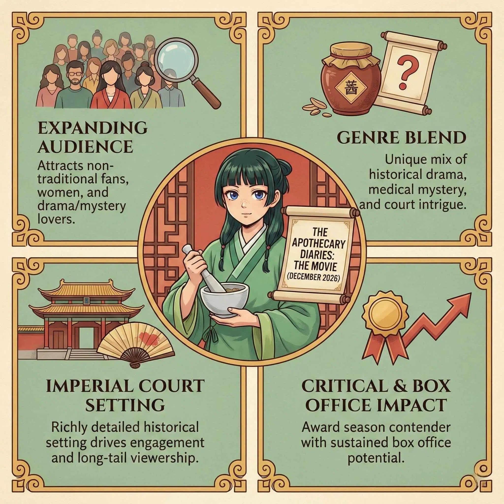 upcoming anime movies The apothecary diaries