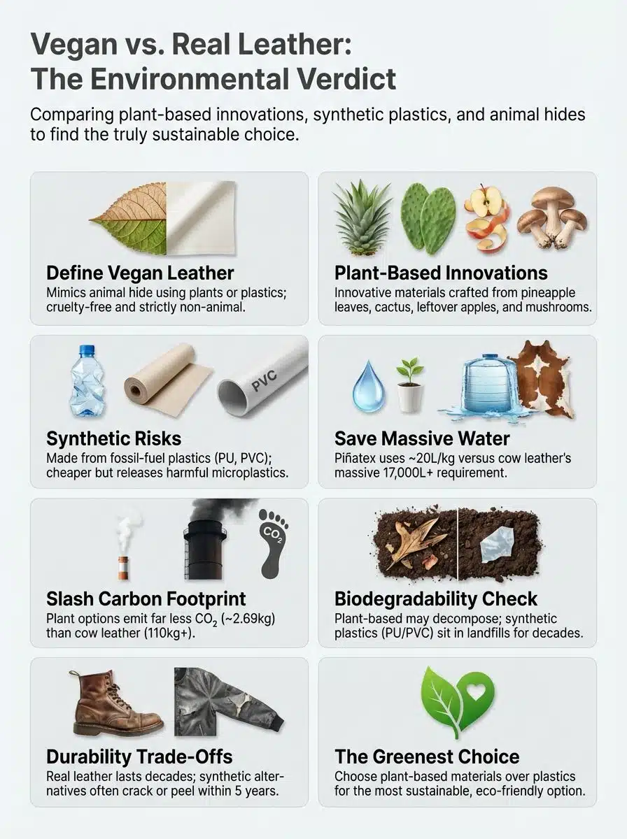 vegan leather vs real leather