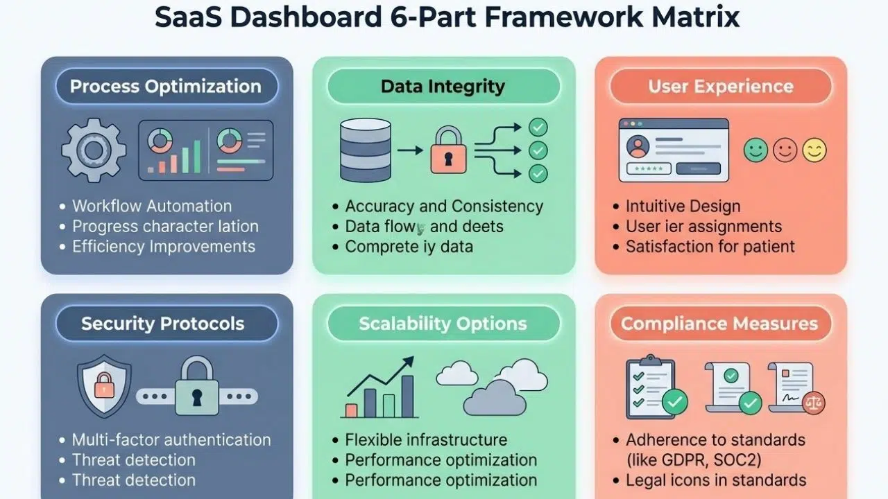 A modern digital dashboard displaying the six core dimensions of the CHAS6D framework