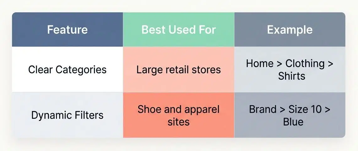 Attribute-Based Breadcrumbs