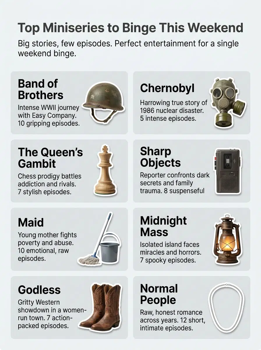 Best Miniseries to Finish in a Weekend