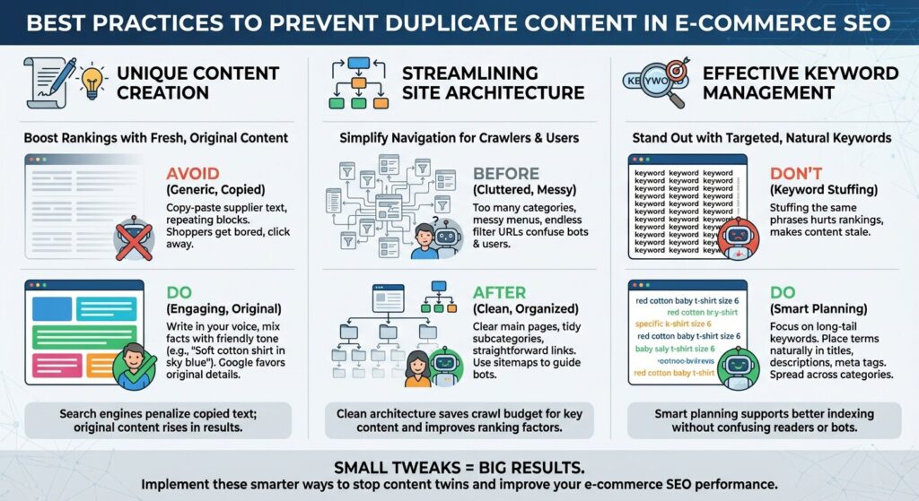 Best Practices to Prevent Duplicate Content in E-Commerce SEO