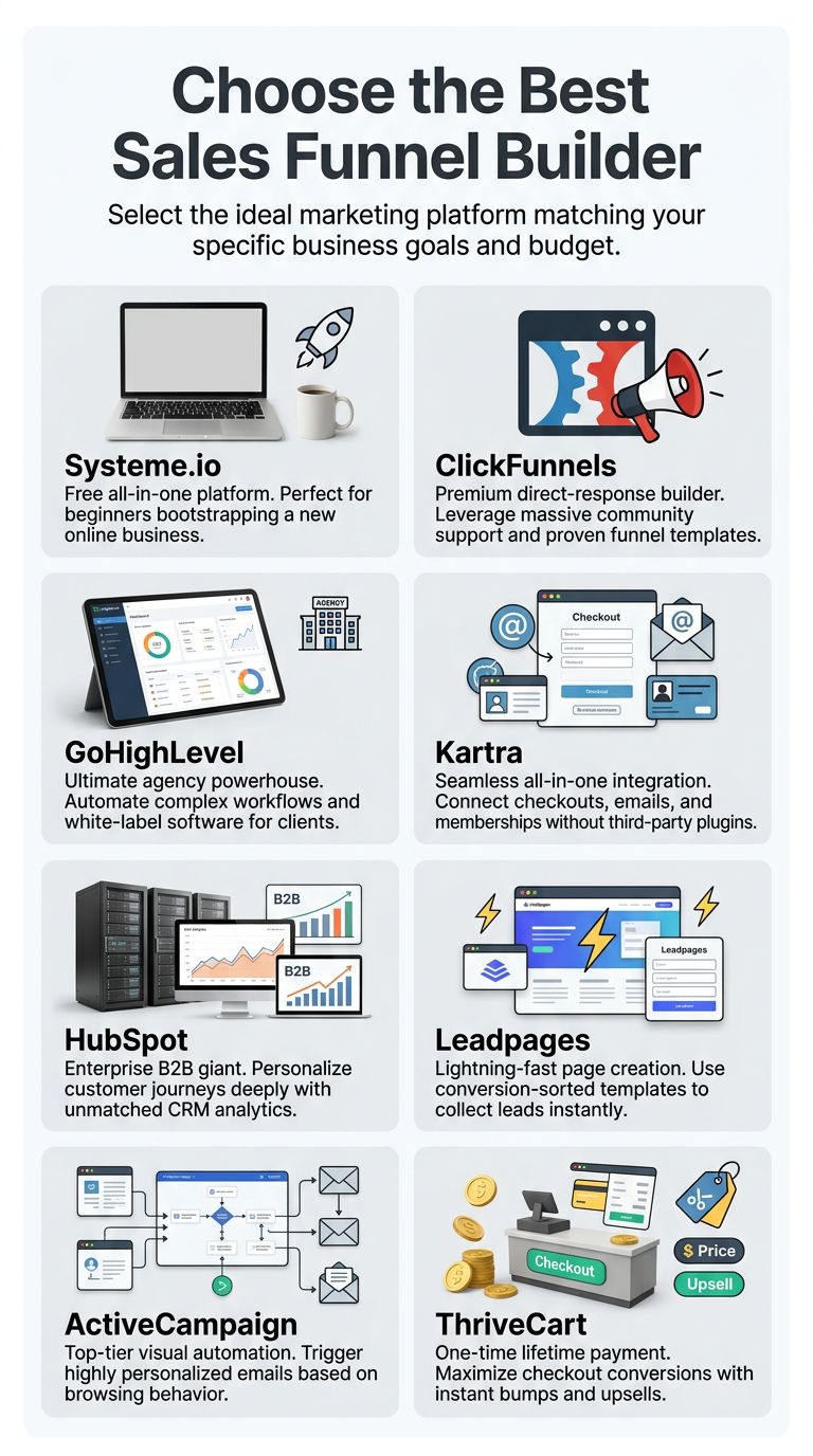 Best Sales Funnel Builders to Boost Conversions