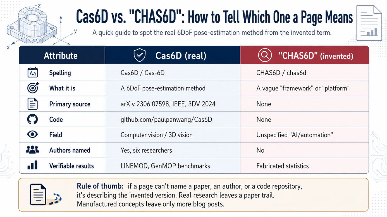 Cas6D vs CHAS6D