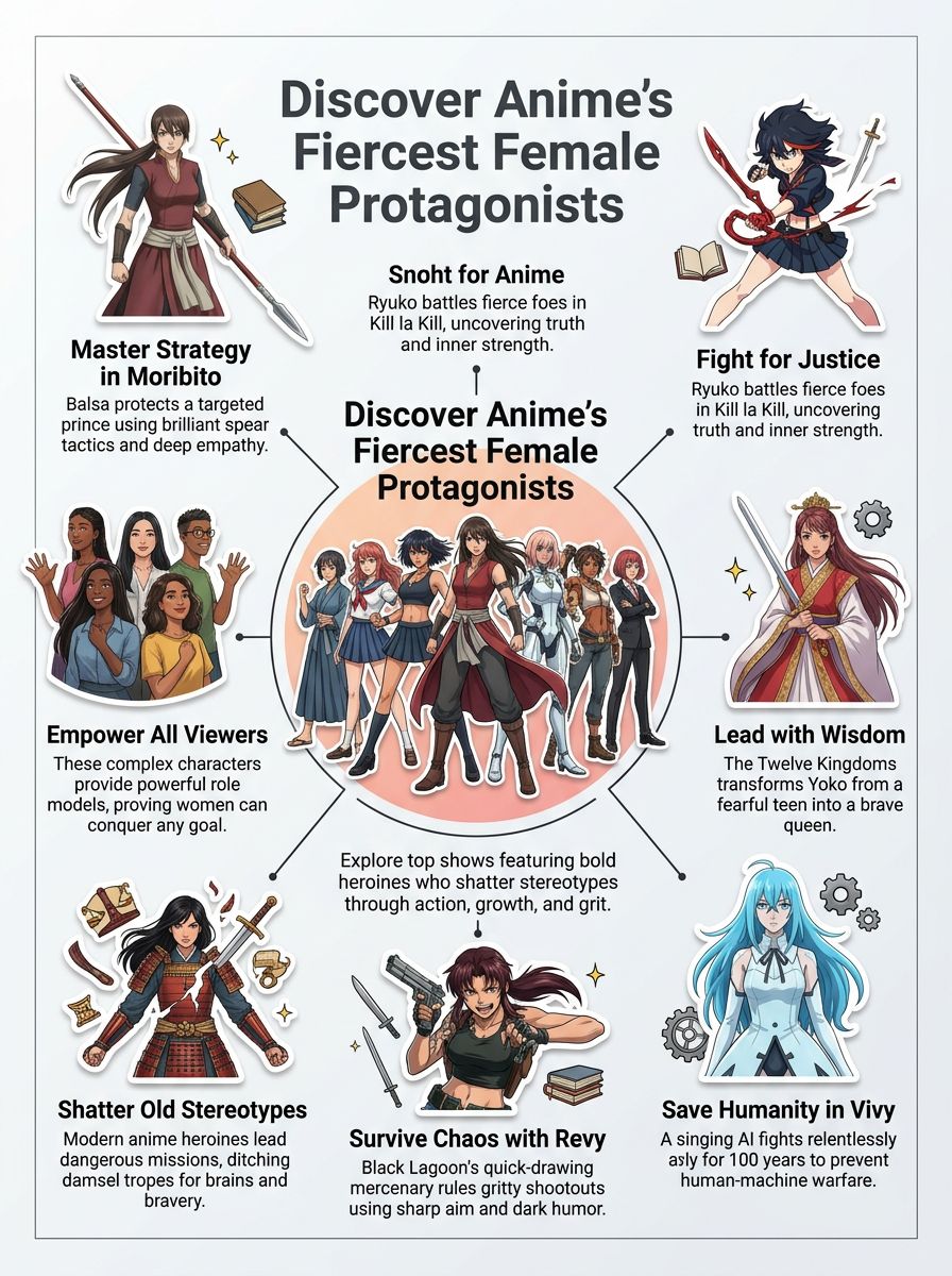 Characteristics of Strong Female Leads in Anime