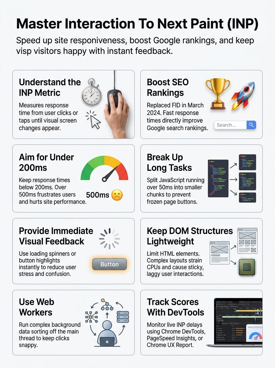 Core Web Vitals Interaction To Next Paint (INP) Explained