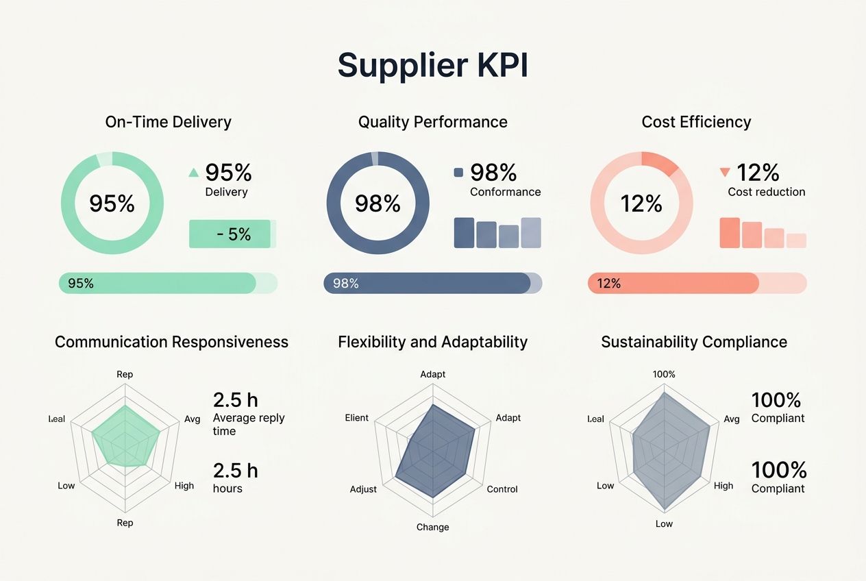 Define clear expectations with KPIs-building long-term supplier relationship