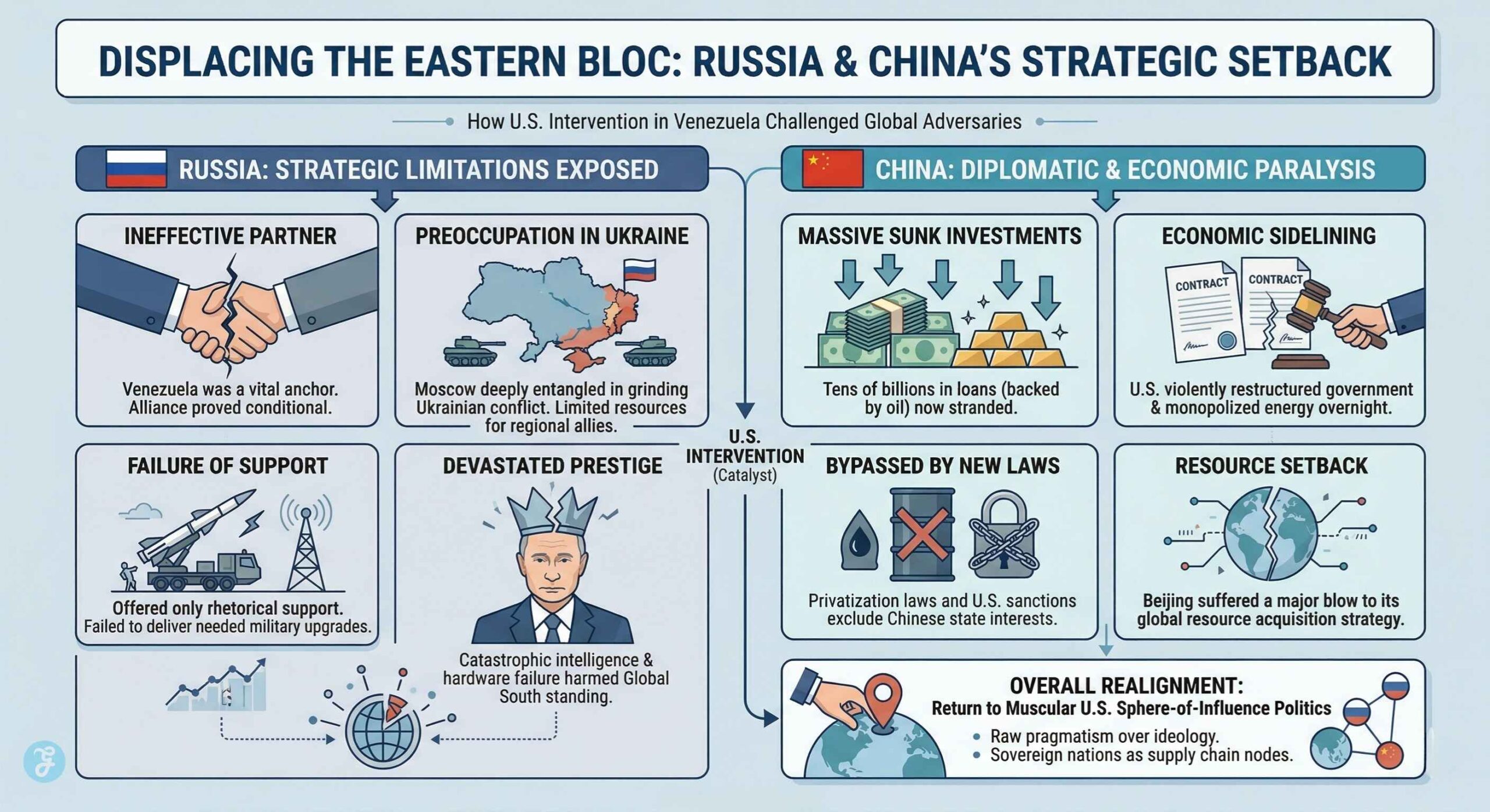 Displacing the Eastern Bloc Russia and China’s Strategic Setback- Petropolitics realignment