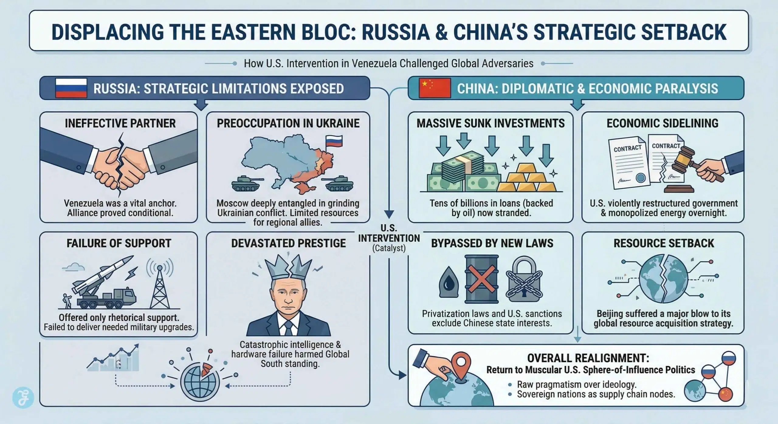 Displacing the Eastern Bloc Russia and China’s Strategic Setback- Petropolitics realignment