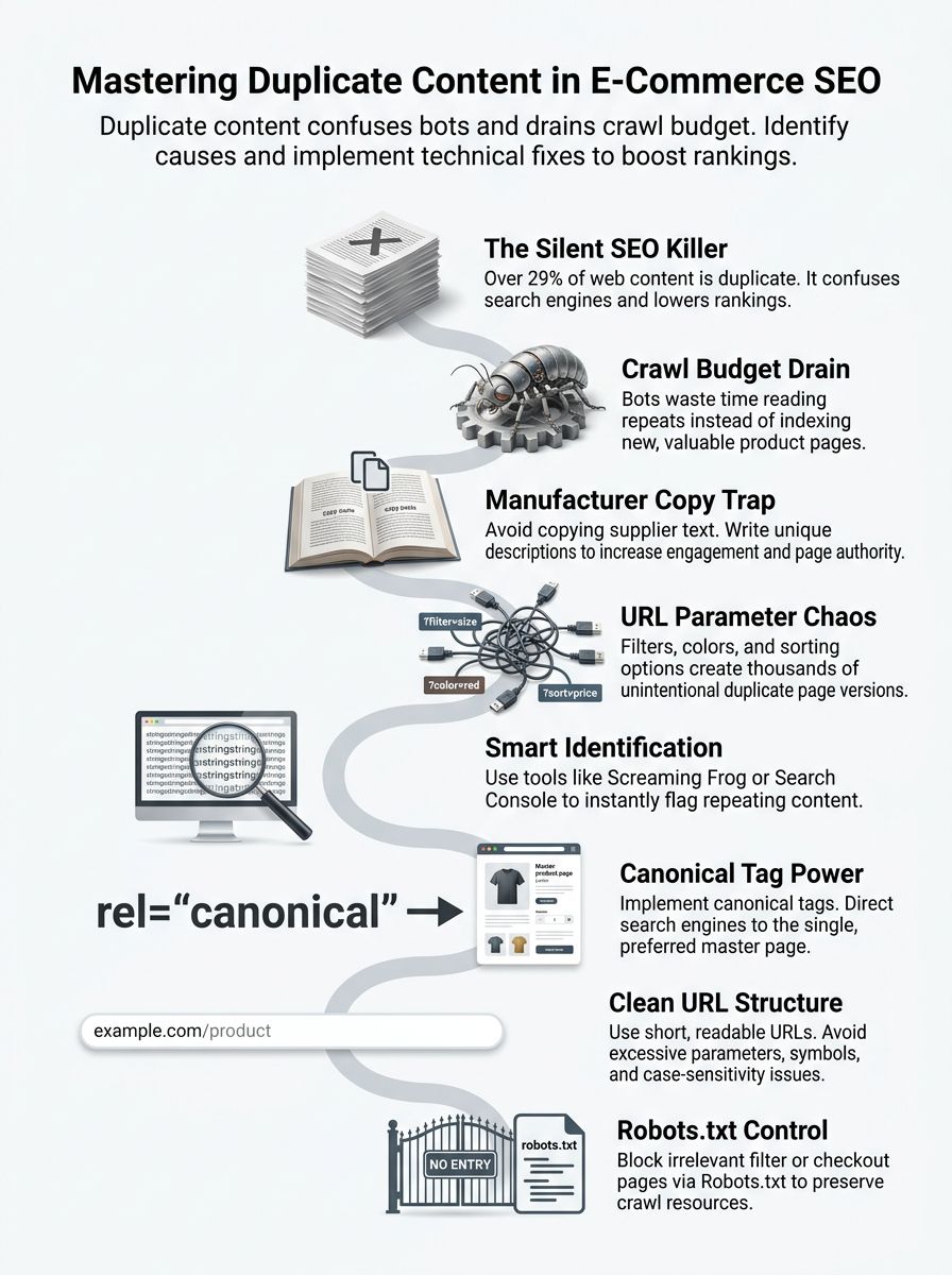 Duplicate Content In e-Commerce seo