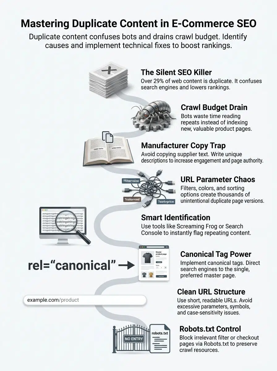 Duplicate Content In e-Commerce seo