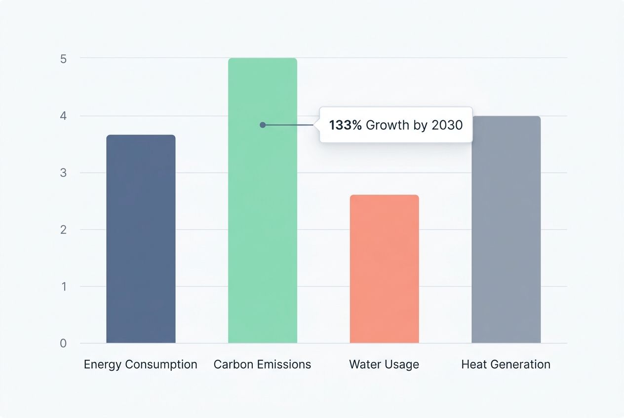 Environmental impact of AI data centers