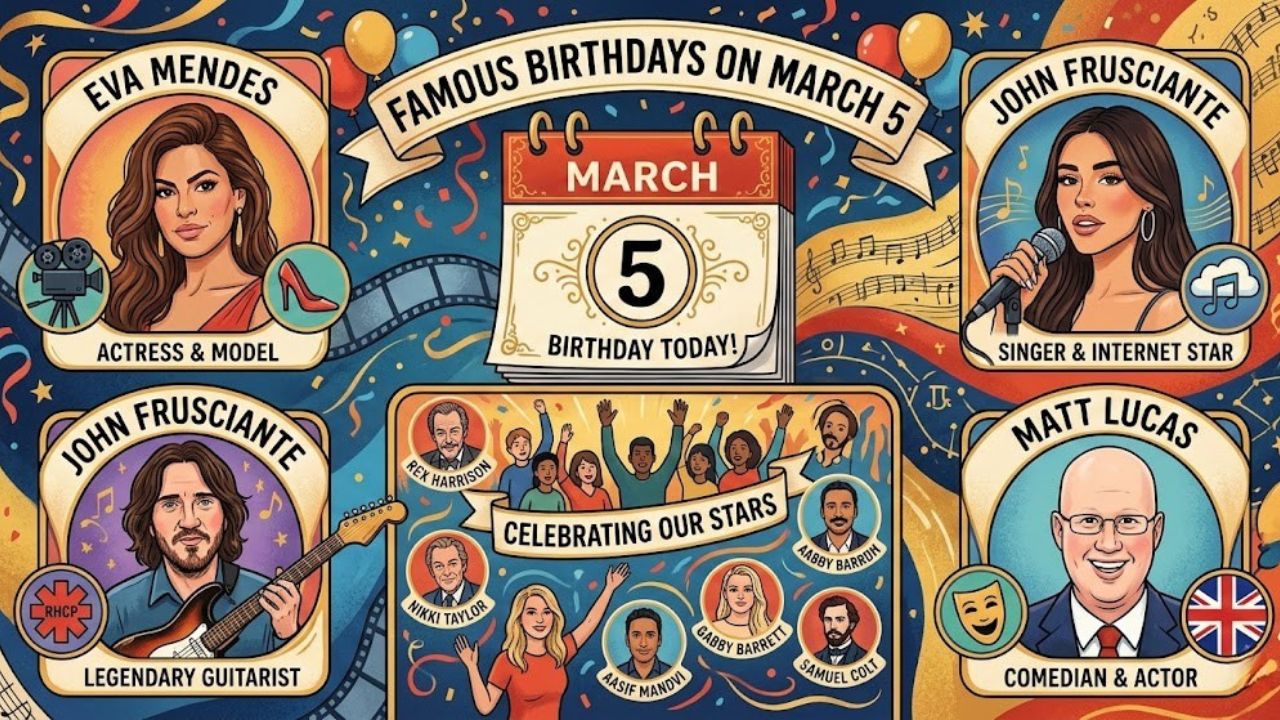 Famous Birthdays on March 5