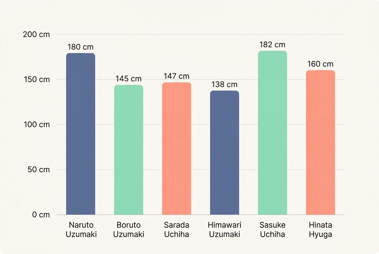 Height Comparison with Boruto Characters