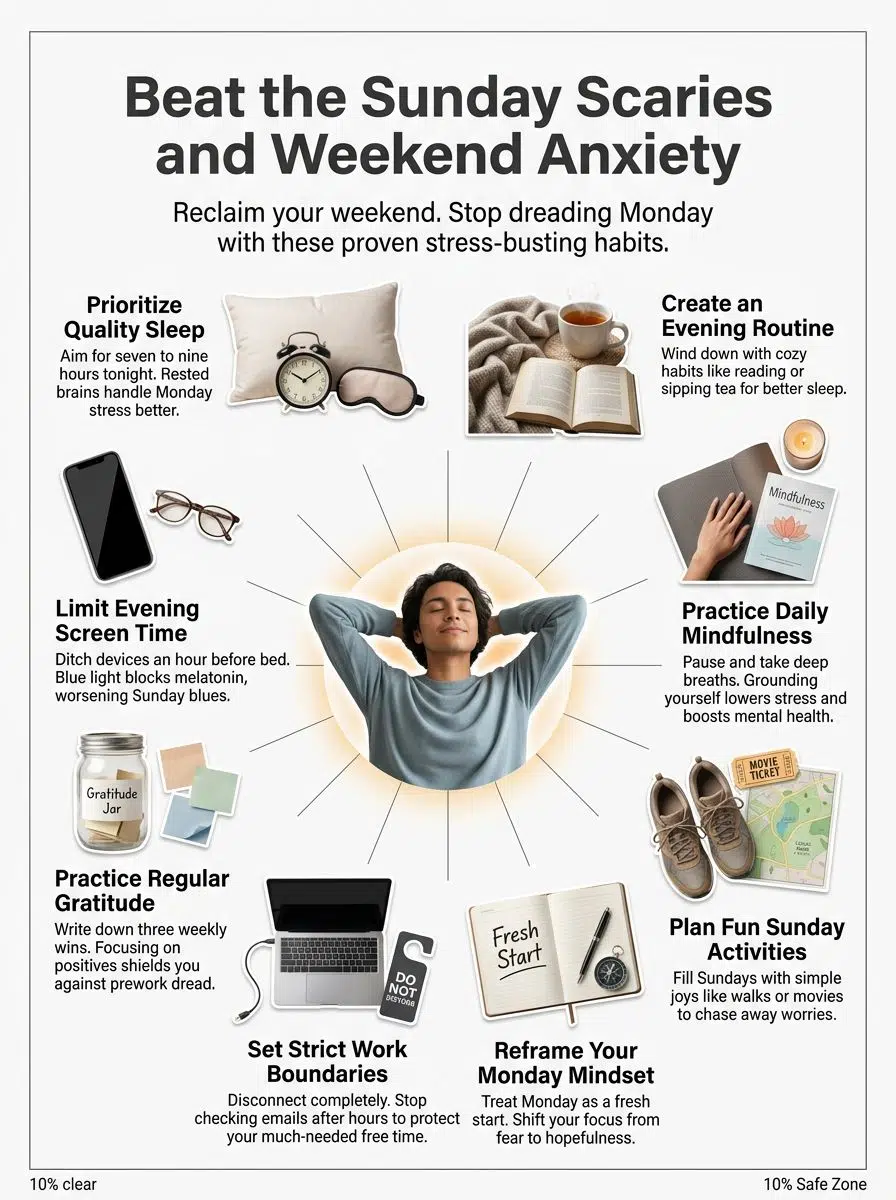 How To Beat Sunday Scaries weekend anxiety