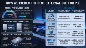 How We Picked the Best External SSD for PS5?