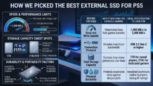 How We Picked the Best External SSD for PS5?