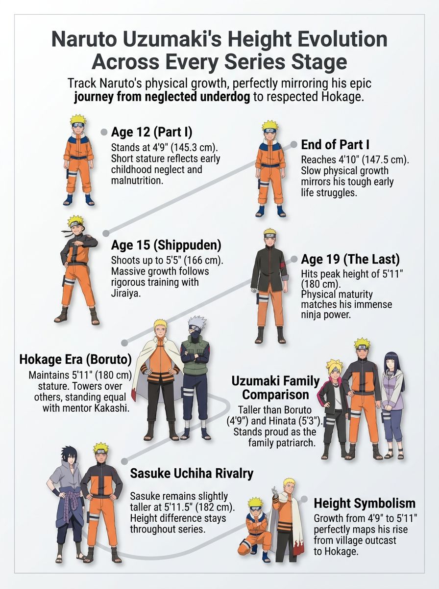 How Tall Is Naruto Uzumaki explained