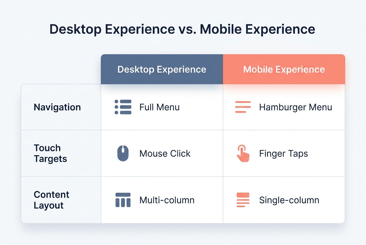 Implement Responsive Design and Uniform Content