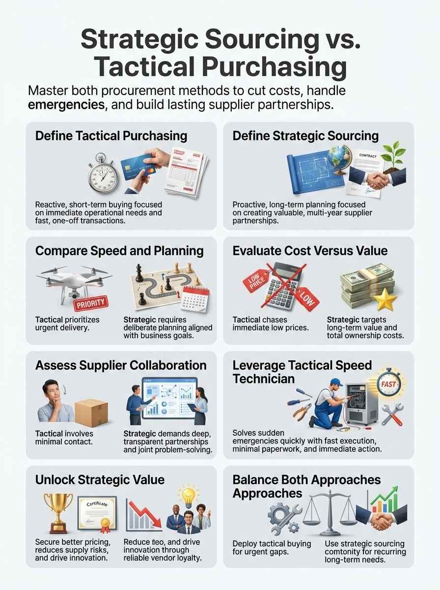 Strategic Sourcing Vs Tactical Purchasing Which Is Better Strategic Sourcing Vs Tactical Purchasing Which Is Better