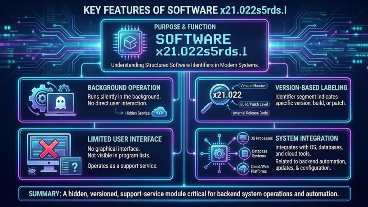 Key Features of the Purpose of Software x21.022s5rds.l