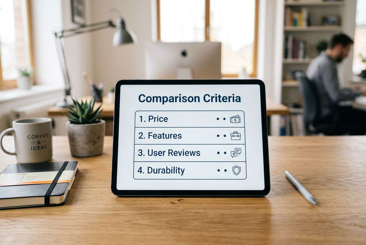 Key comparison criteria: best x for y