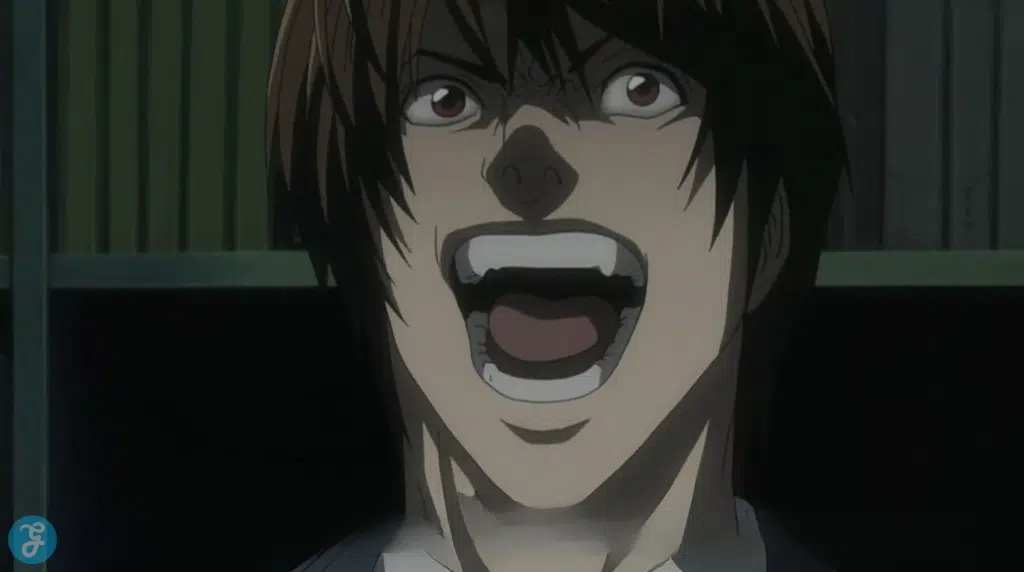 Light laughing like a person drunk with power