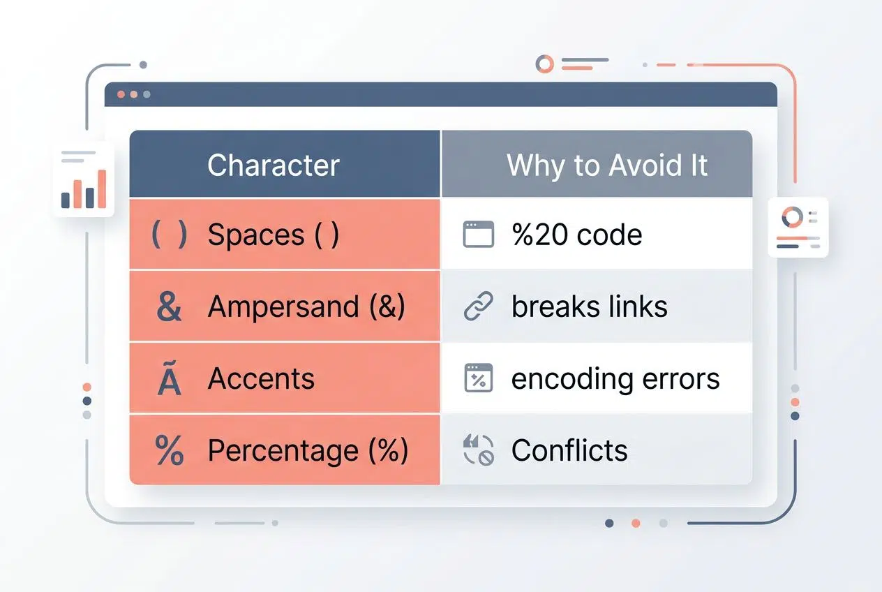 Overusing special characters or accents