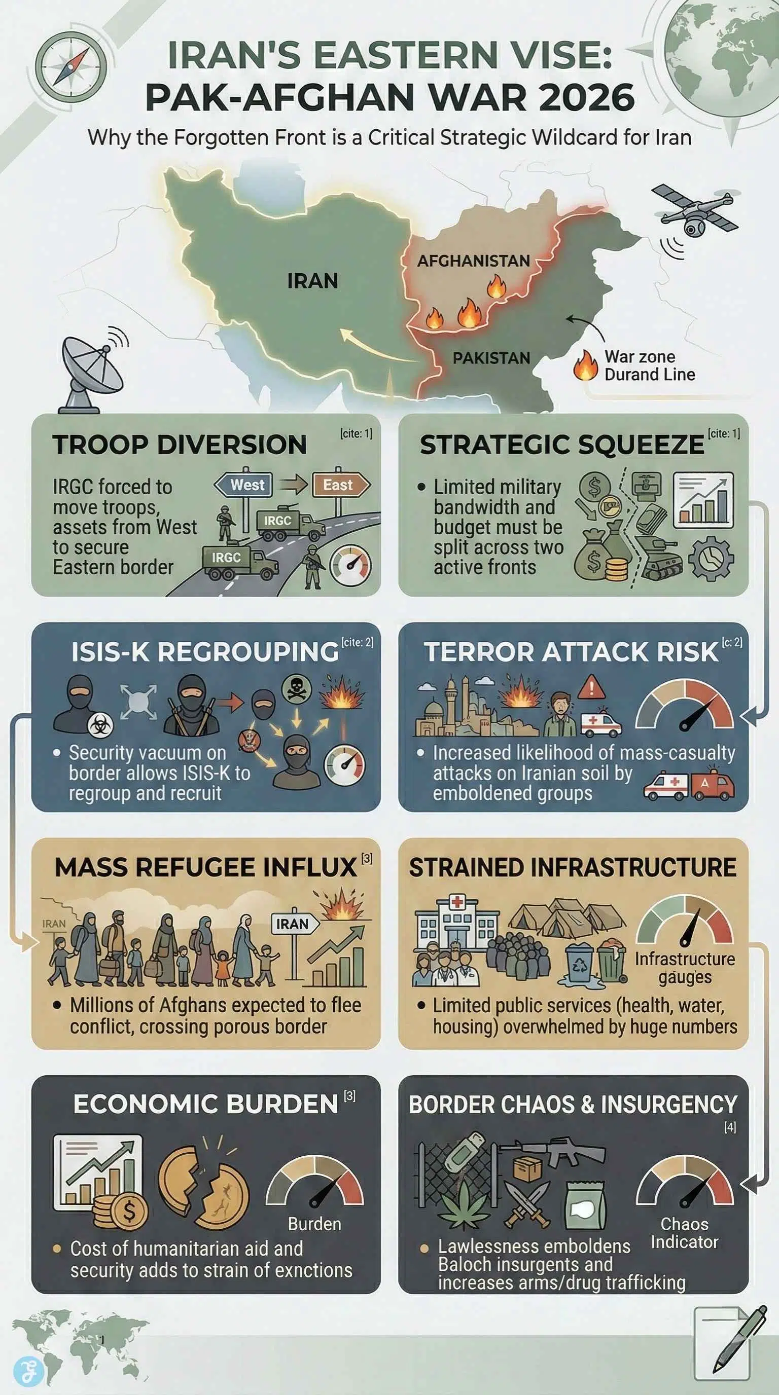 Pakistan Afghanistan war 2026 impact on Iran wildcard
