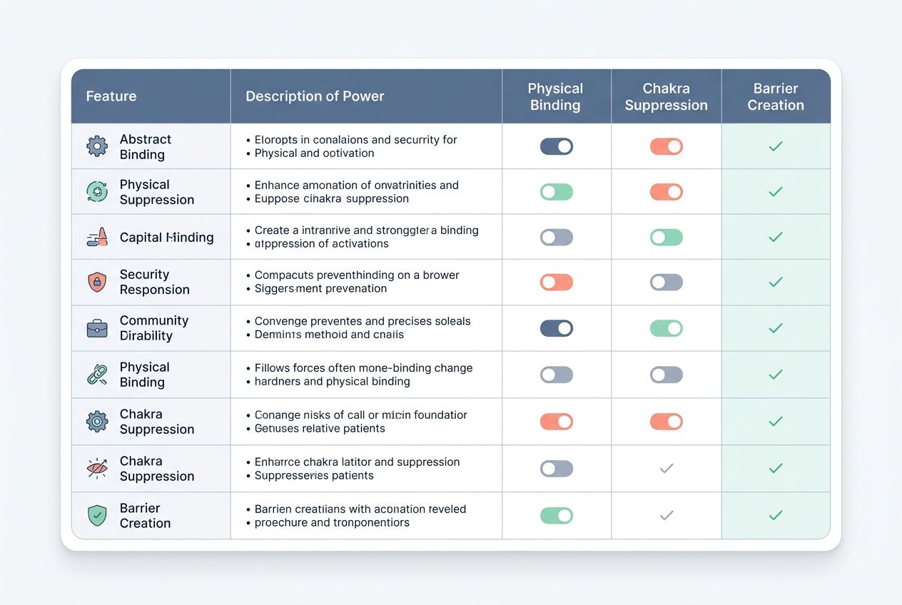 Primary Abilities and Uses