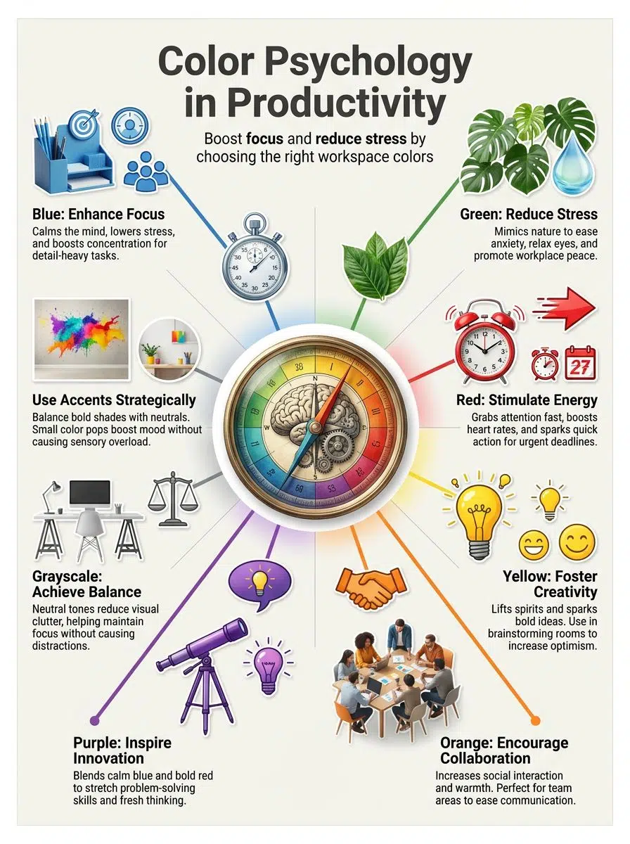 the science behind the Psychology Of Color In Productivity