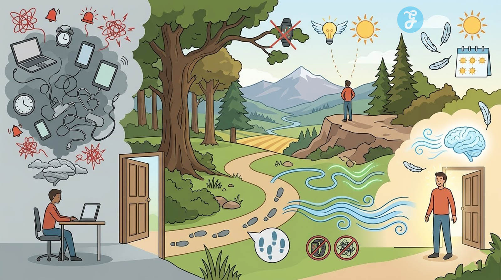 Purposeful Walk Spaziergang