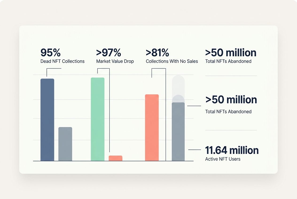 Statistics on Inactive Collections are nfts dead