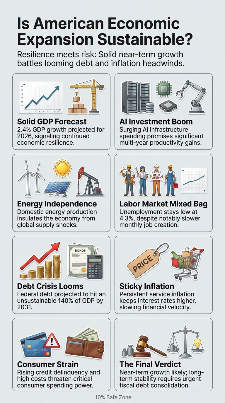 Sustainability Checks of the American Economic Expansion
