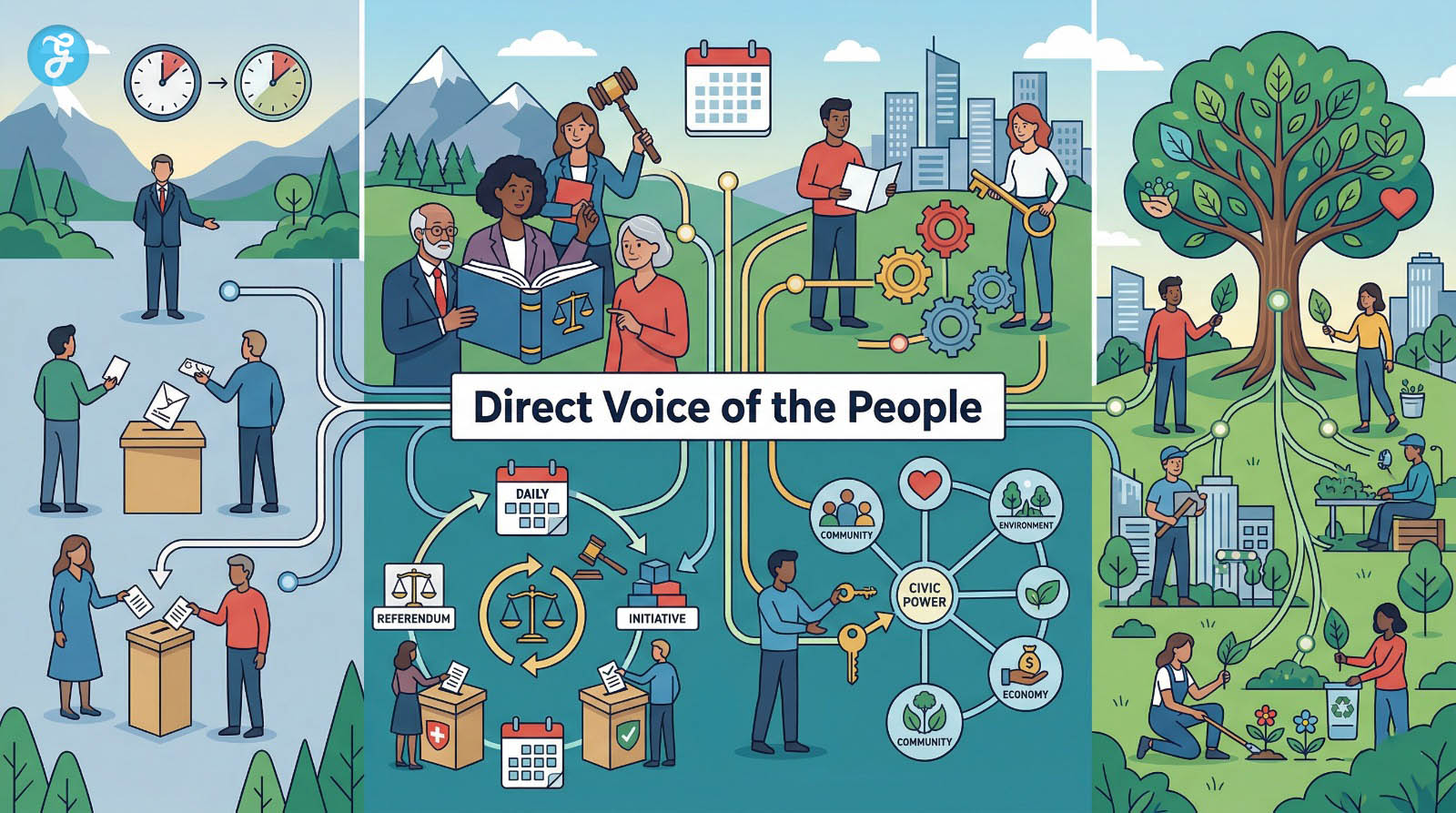 Swiss Civic Discipline: Direct Voice of the People
