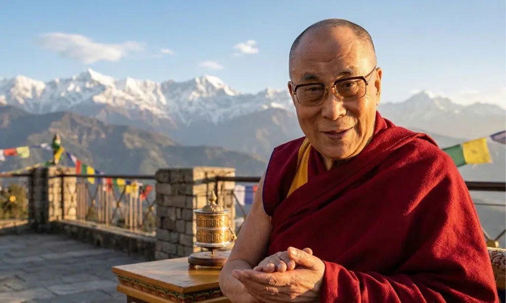 The Dalai Lama Seeks Asylum
