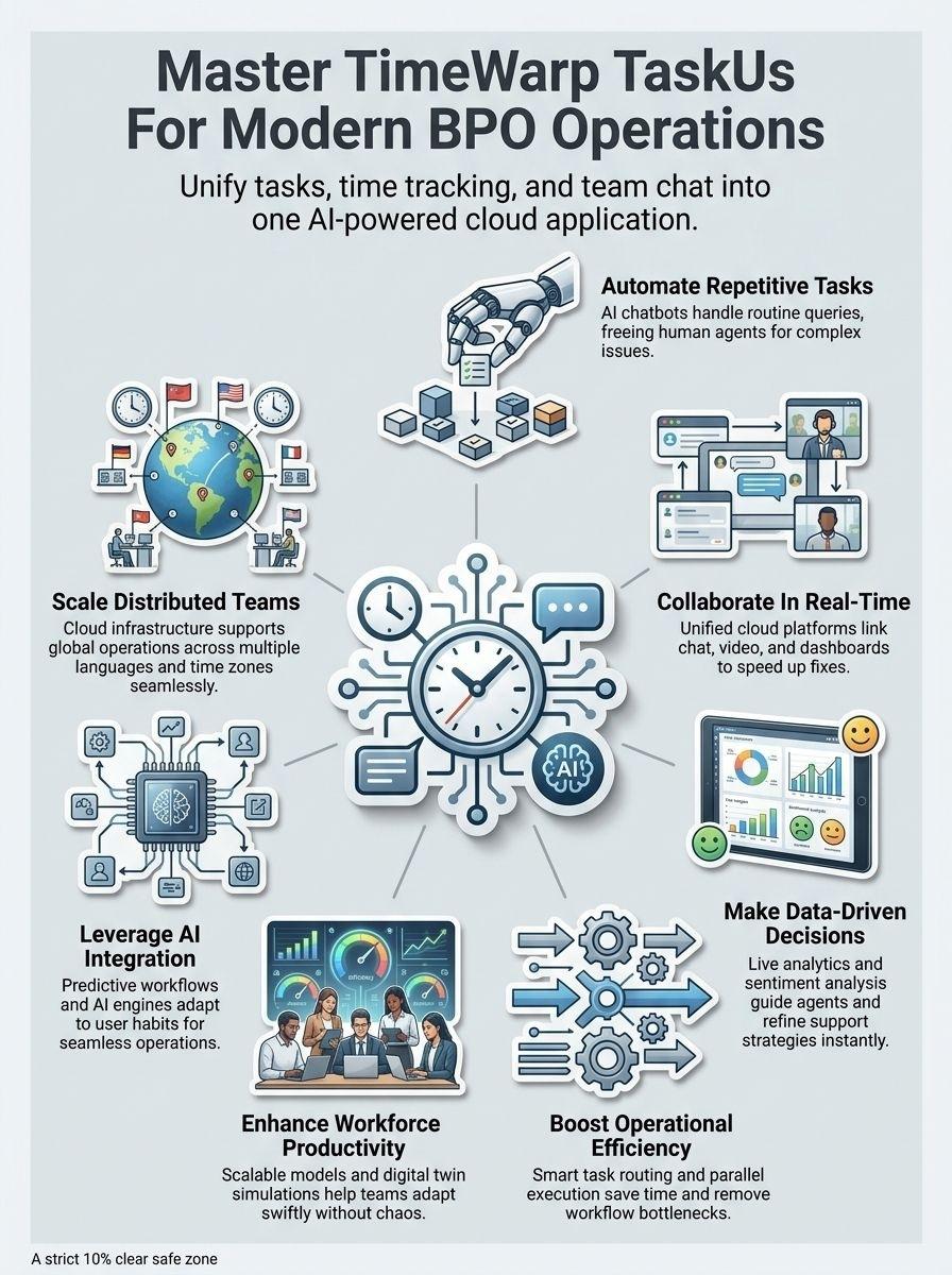 TimeWarp TaskUs for Modern BPO Operations