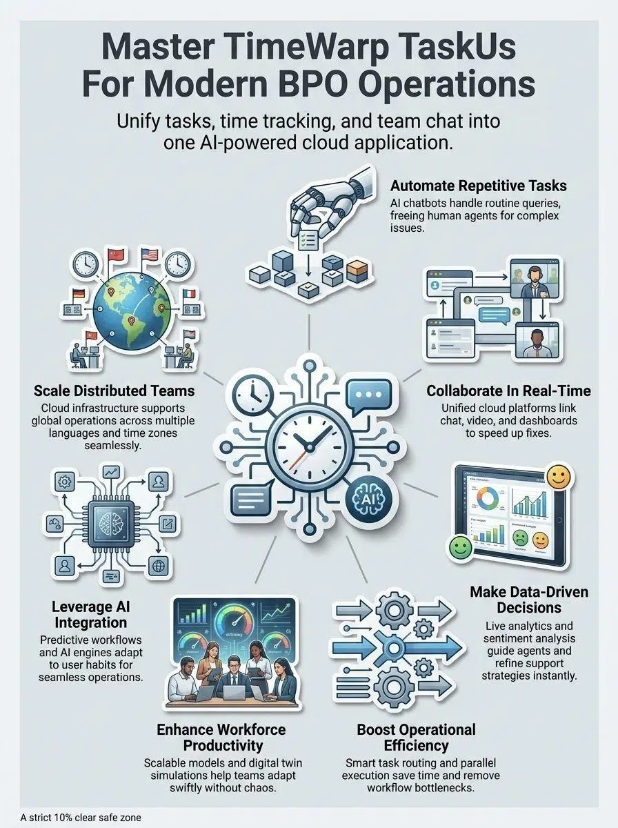 TimeWarp TaskUs for Modern BPO Operations