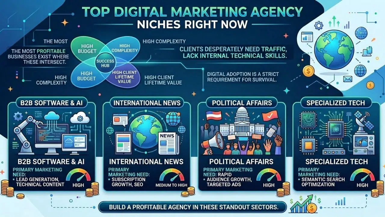 Top Digital Marketing Agency Niches Right Now