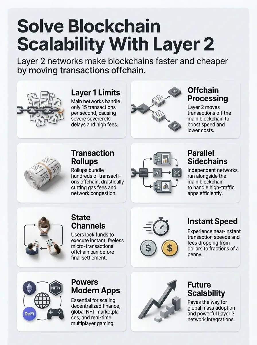 What are the Blockchain Scalability Issues rise of layer 2 solutions