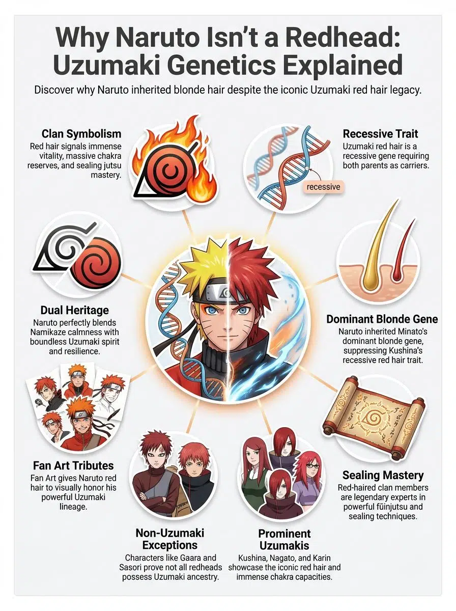 Why Does Naruto Uzumaki Have Red Hair