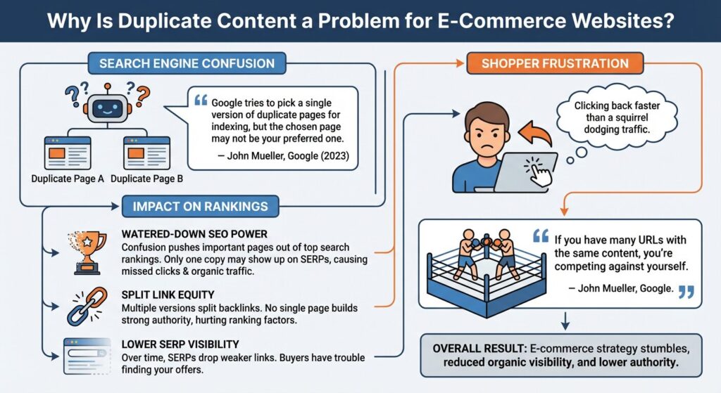Why Is Duplicate Content a Problem for E-Commerce Websites