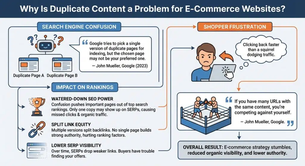Why Is Duplicate Content a Problem for E-Commerce Websites