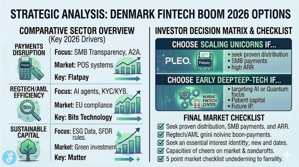 Comparative sector overview and decision matrix for the Denmark Fintech Boom 2026.