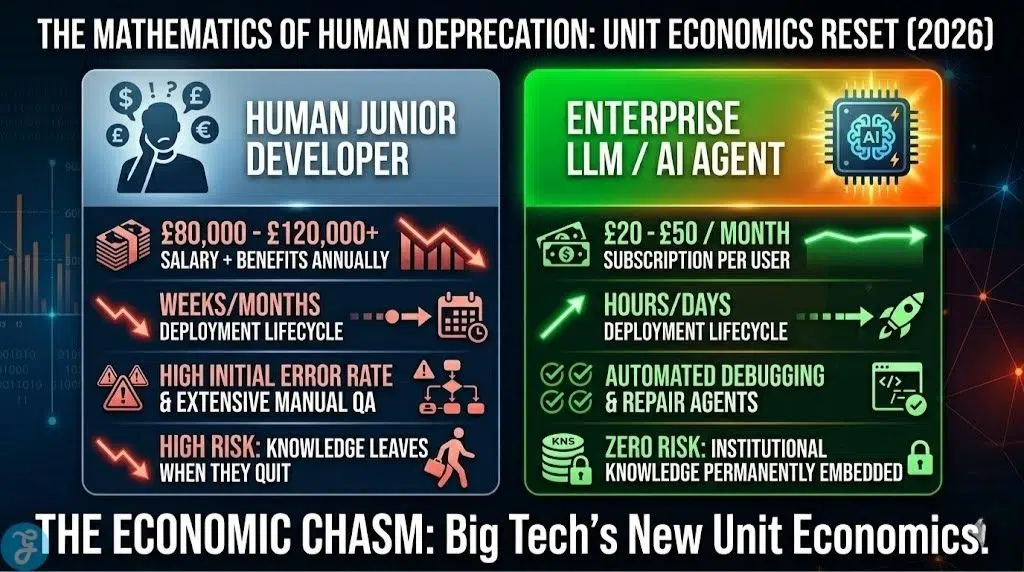 A 3-year strategic forecast of security, economic, and cognitive risks resulting from mass AI dependence through 2028.
