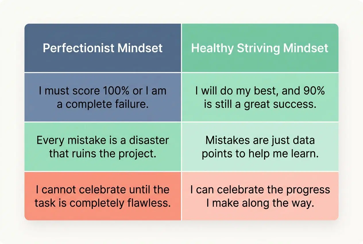 the perfectionist Types of Imposter Syndrome