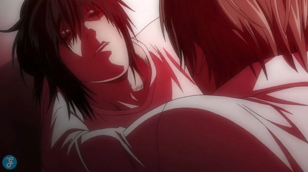 Death of L in light's hands