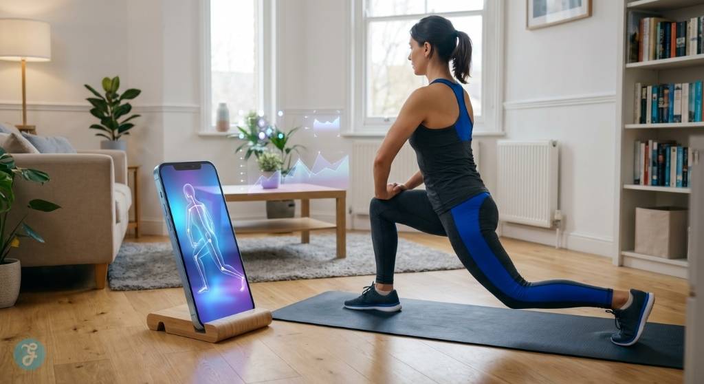 AI Personal Trainer Startups UK fitness device- Camera-Based Clinical Form Correction
