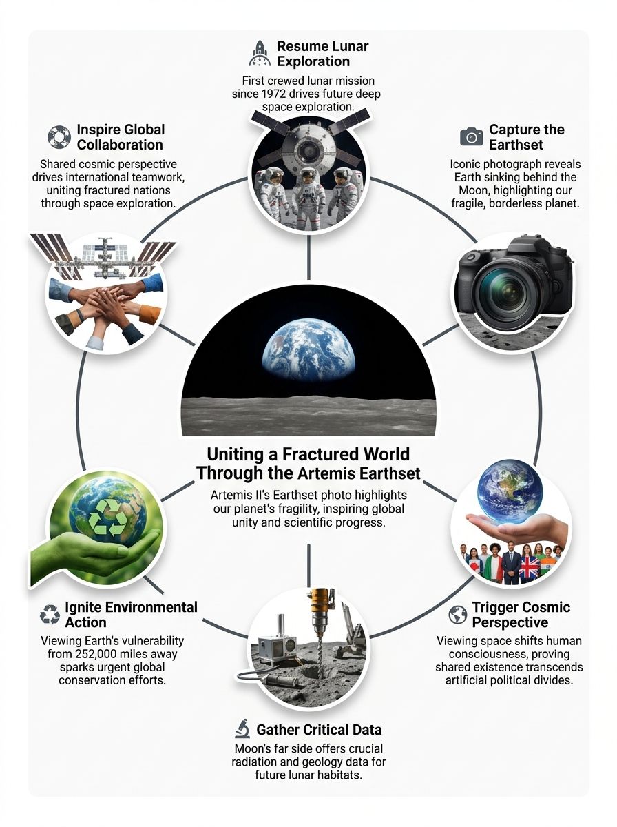 Analyzing the Artemis II Earthset For a Fractured World